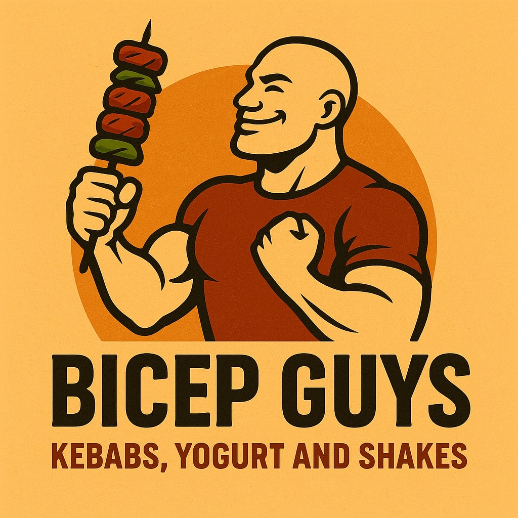 Bicep Guys Fast Food Kebabs Logo